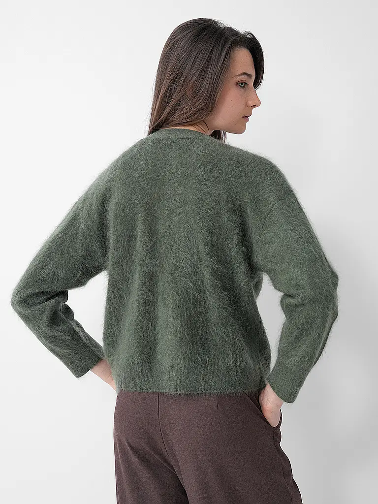 ABSOLUT | Kaschmircardigan GLORIA | olive