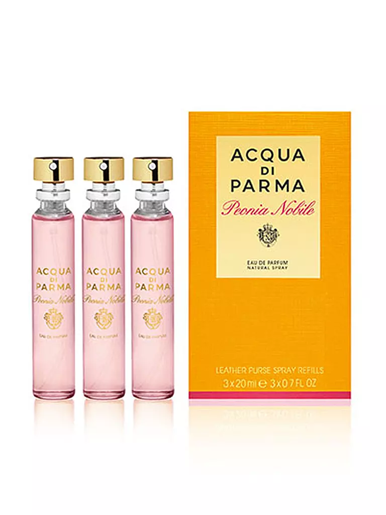 ACQUA DI PARMA | Peonia Nobile Eau de Parfum Purse Spray (Nachfüller) 3x20ml | 
