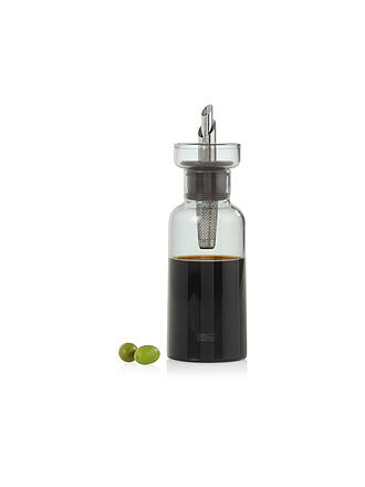 AD HOC | Essig- oder Ölspender AROMA POUR 120ml Grau/Glas/Edelstahl