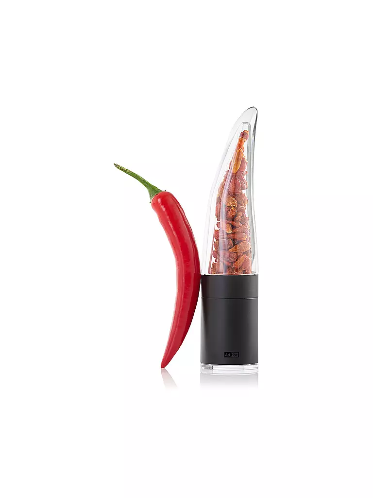 AD HOC | Chilischneider PEPE 21cm Edelstahl / Schwarz | silber