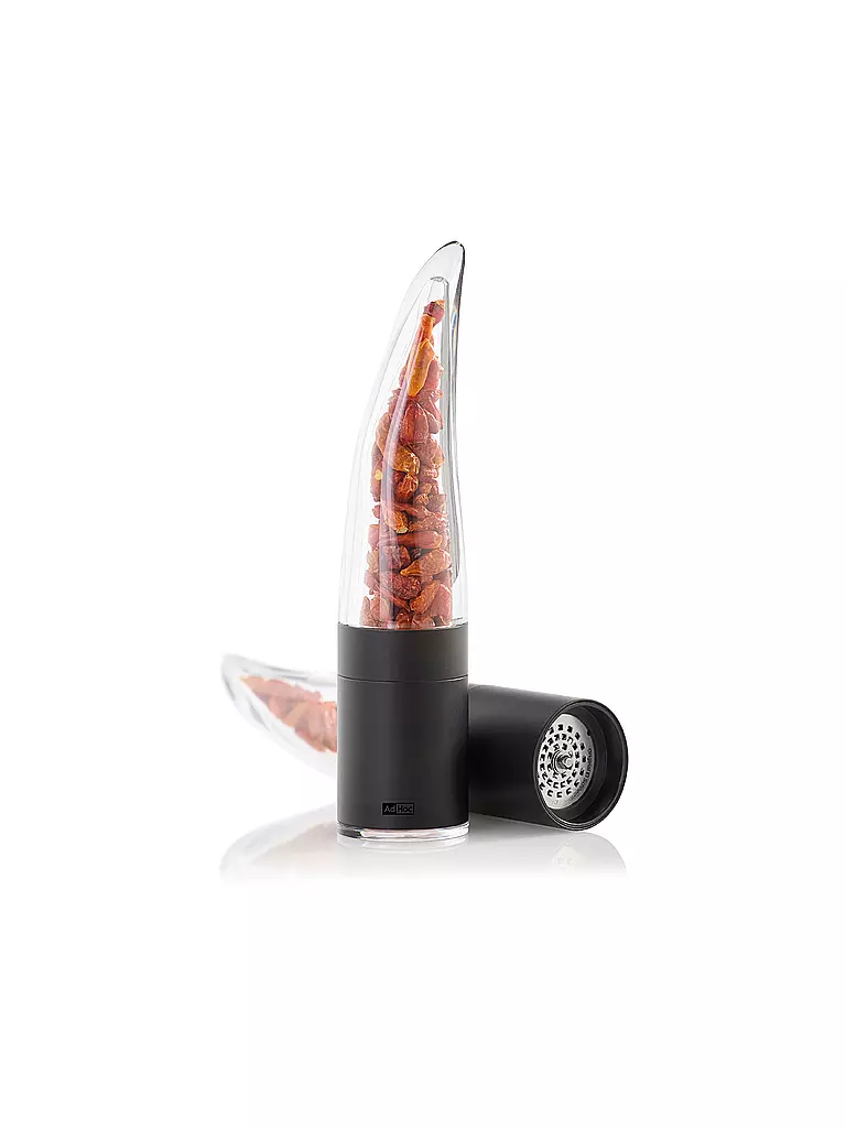AD HOC | Chilischneider PEPE 21cm Edelstahl / Schwarz | silber