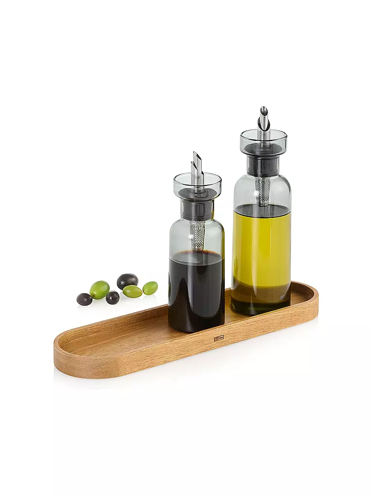 AD HOC | Essig- oder Ölspender AROMA POUR 120ml Grau/Glas/Edelstahl | hellgrau
