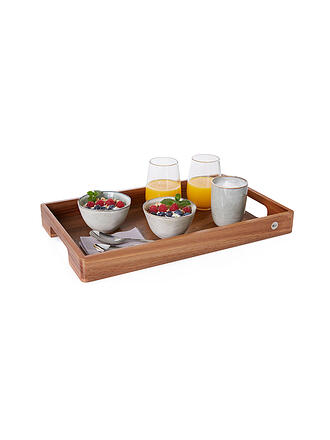 ADHOC | Serviertablett SERVE 50x30cm Akazie / Walnuss