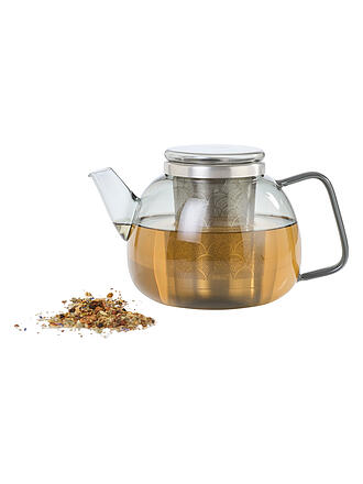 ADHOC | Teekanne 1,2 l YUNA Glas / Grau