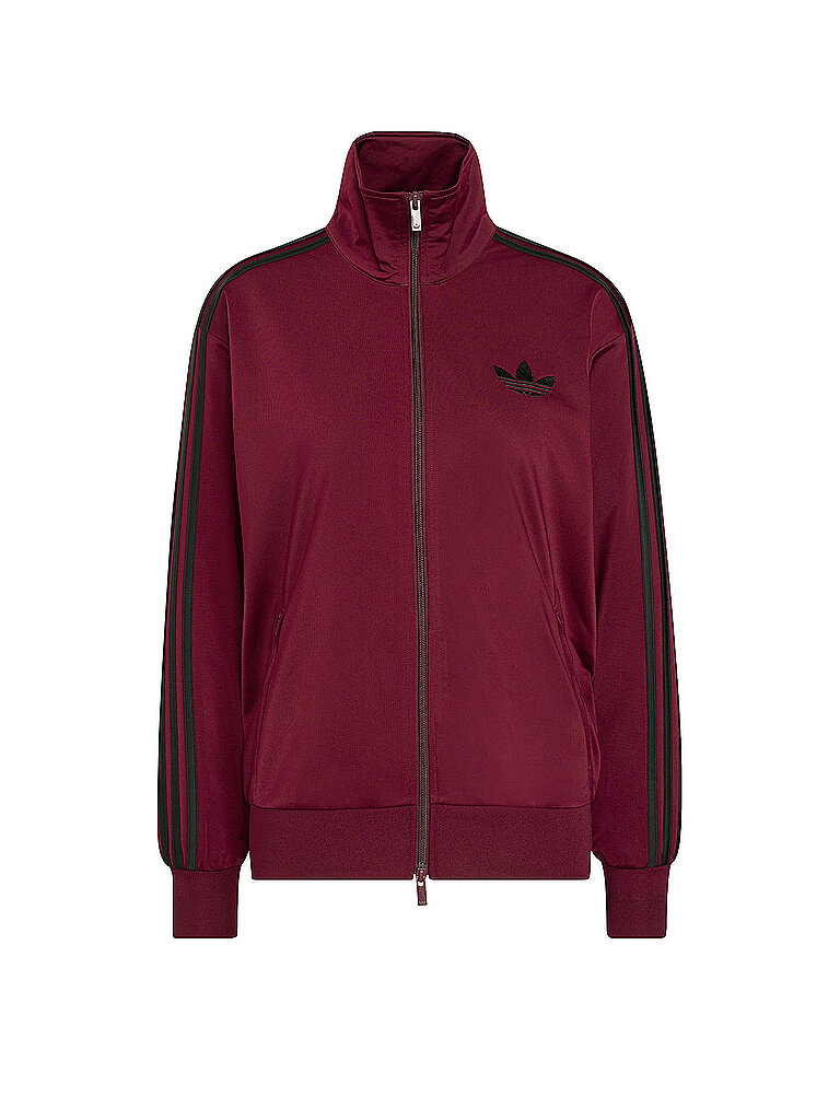 ADIDAS ORIGINALS Sweatjacke Loose Fit FIREBIRD dunkelrot | M