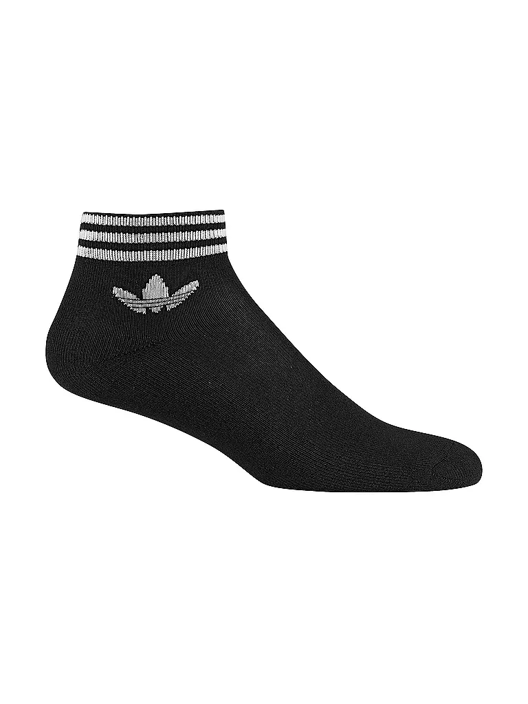 ADIDAS ORIGINALS | Herren Sneakersocken 3er Pkg black white | schwarz