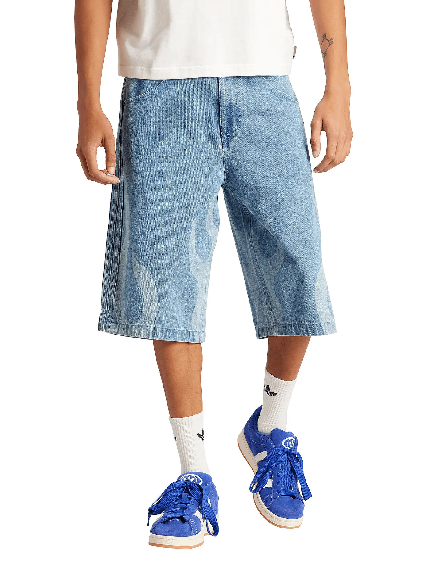 ADIDAS ORIGINALS | Jeansshorts | hellblau