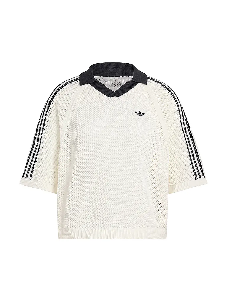 ADIDAS ORIGINALS | Poloshirt CROCHET | Weiss