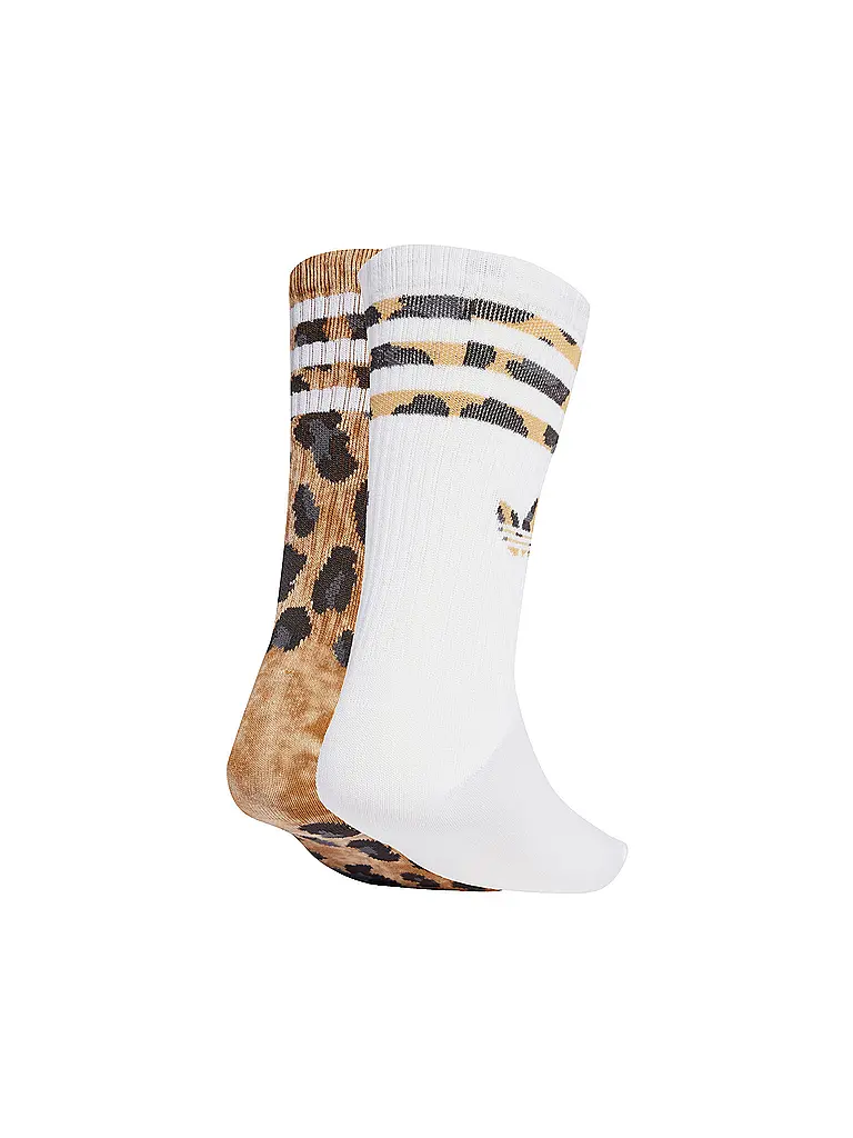 ADIDAS ORIGINALS | Socken LEO 2-er Pkg. white | braun