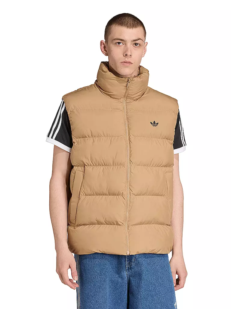 ADIDAS ORIGINALS | Steppgilet COMMERCIAL | camel