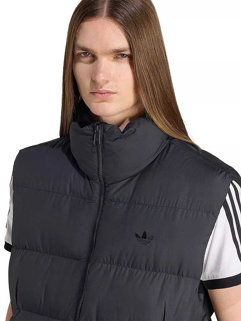 ADIDAS ORIGINALS | Steppgilet COMMERCIAL | schwarz