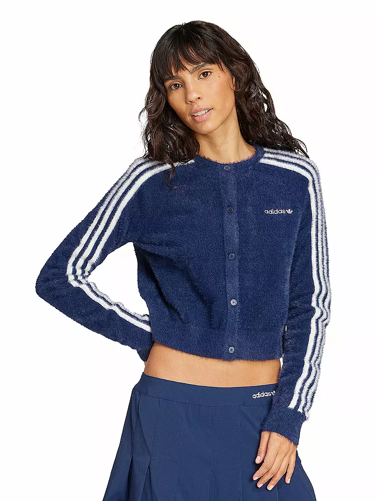 ADIDAS ORIGINALS | Strickjacke FLUFFY | dunkelblau