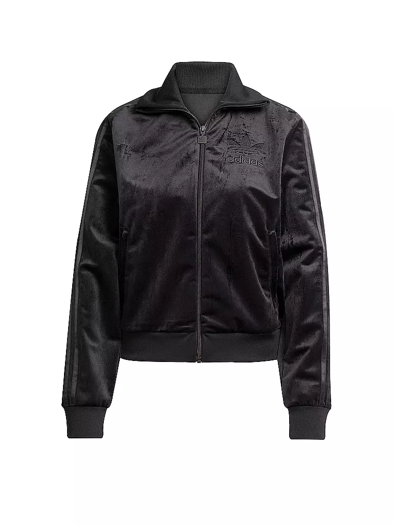 ADIDAS ORIGINALS | Sweatjacke VELVET TT | schwarz