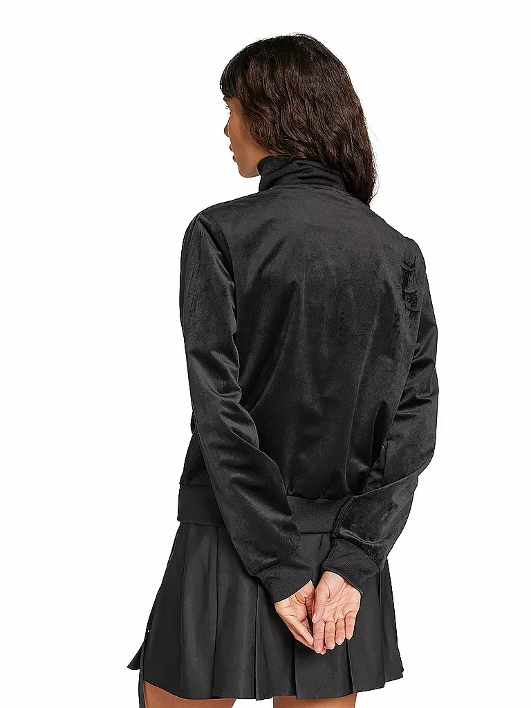ADIDAS ORIGINALS | Sweatjacke VELVET TT | schwarz