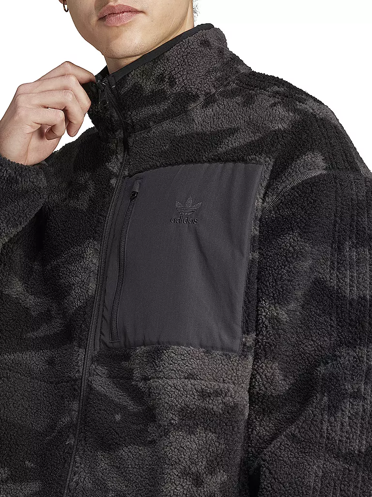 ADIDAS | Fleecejacke | schwarz