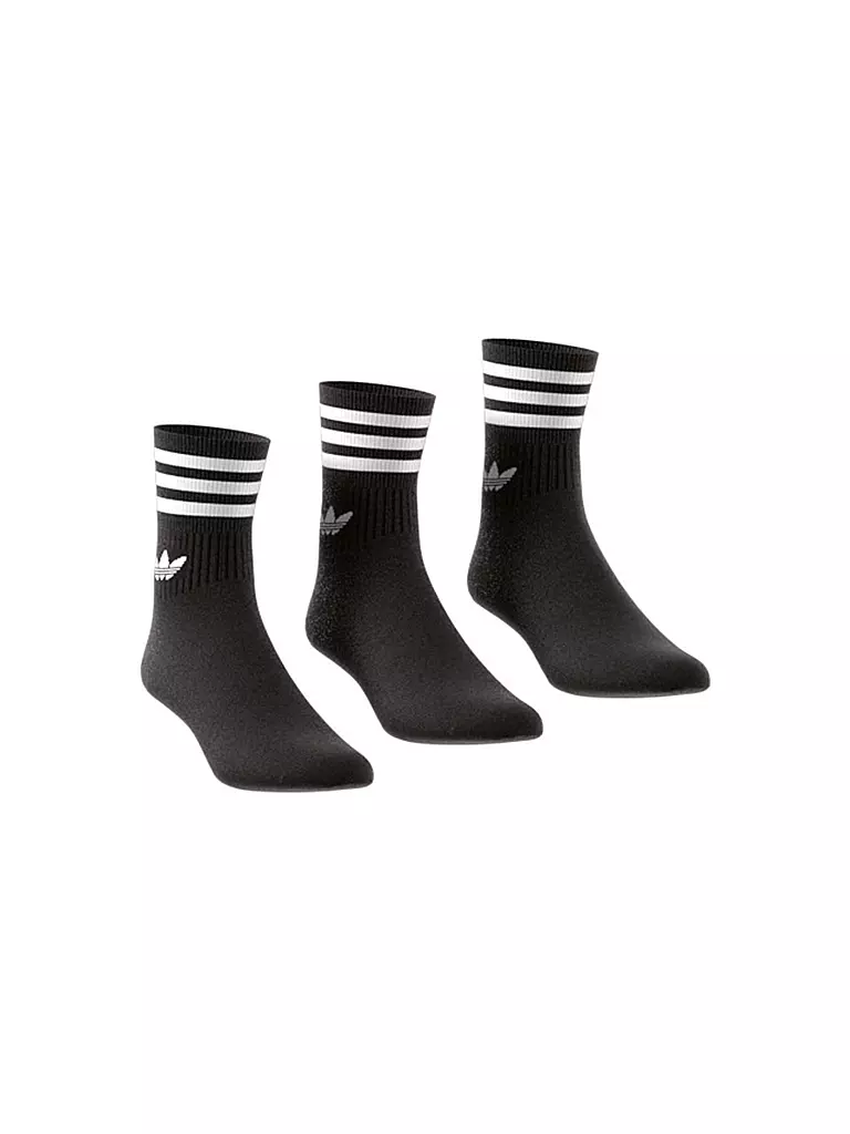 ADIDAS | Jungen-Socken 3-er Pkg. Mid Cut | schwarz