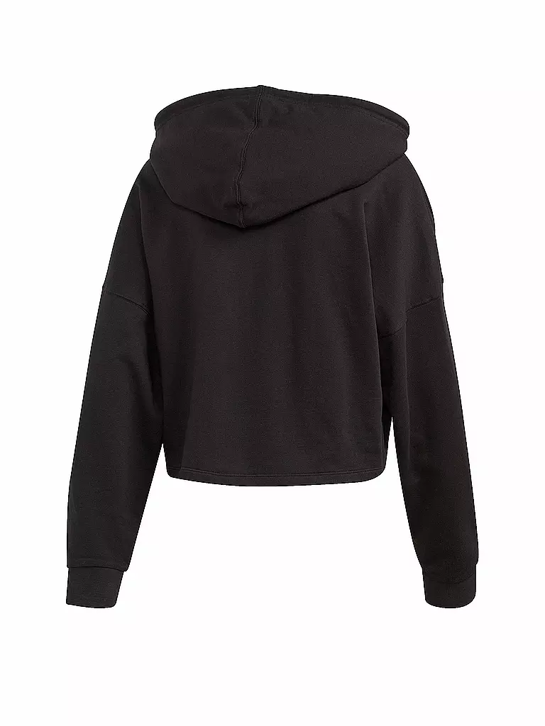 ADIDAS | Kapuzensweater - Hoodie Cropped Fit | schwarz