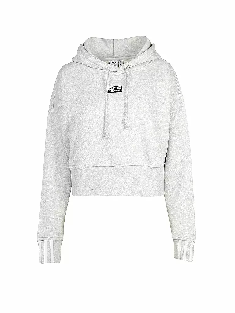 ADIDAS | Kapuzensweater - Hoodie Cropped-Fit | grau