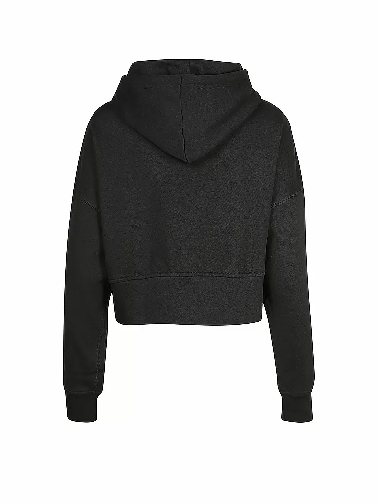 ADIDAS | Kapuzensweater - Hoodie Cropped-Fit | schwarz