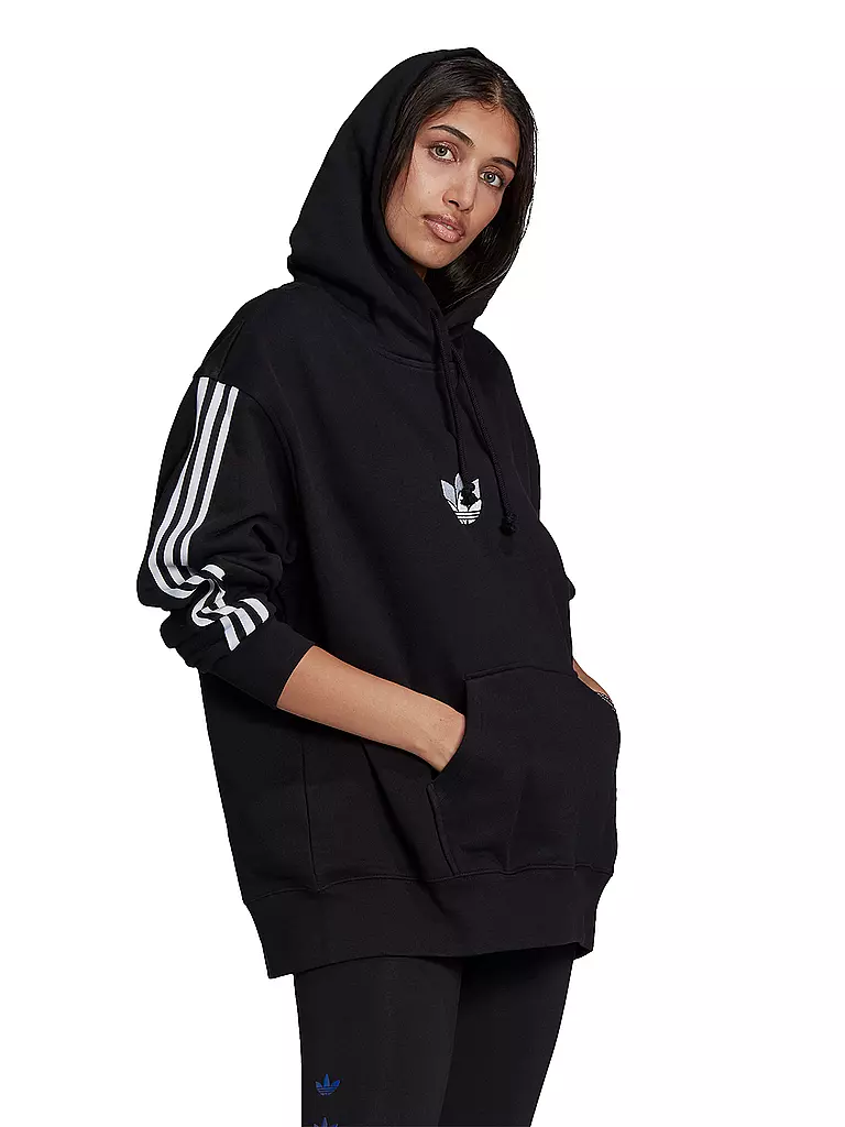 ADIDAS | Kapuzensweater - Hoodie Oversized Fit  | schwarz