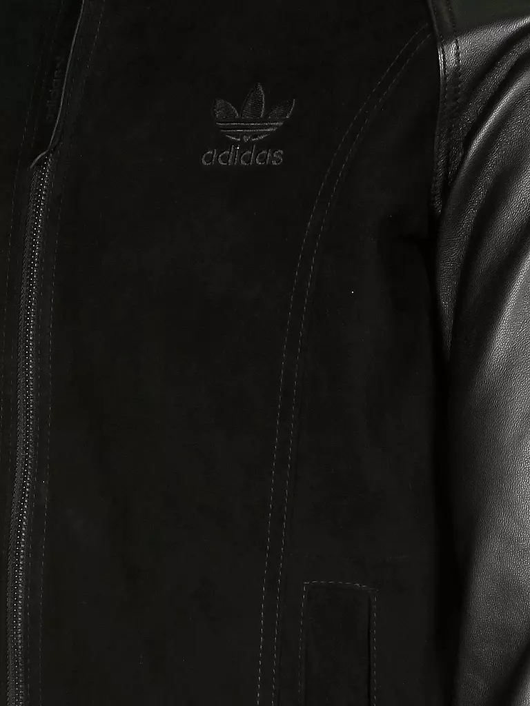 ADIDAS | Lederjacke | schwarz