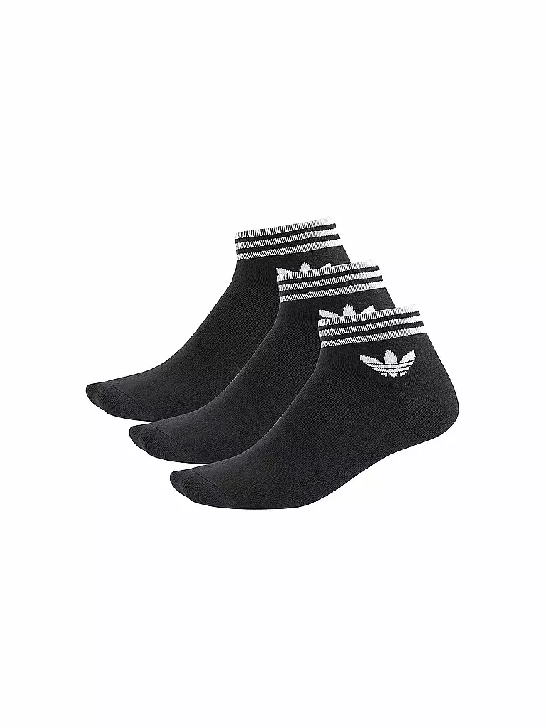 ADIDAS | Sneaker-Socken 3-er Pkg.  | schwarz