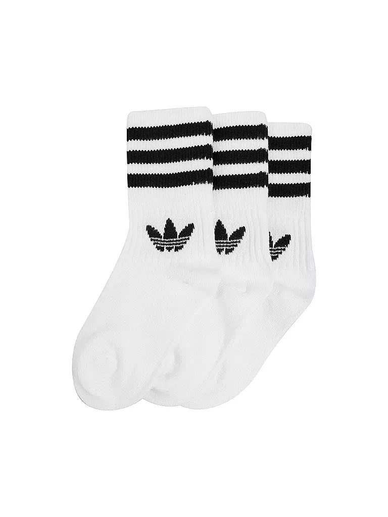 ADIDAS | Socken 3-er Pkg. "Mid Cut" | weiß