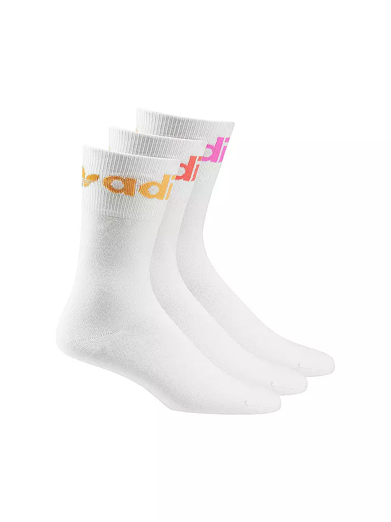 ADIDAS | Socken 3er Pkg Fold Cuff Crew | weiß