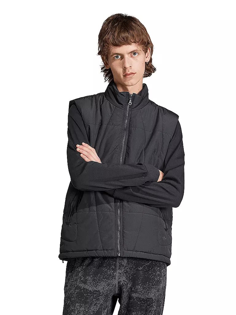 ADIDAS | Steppgilet | schwarz