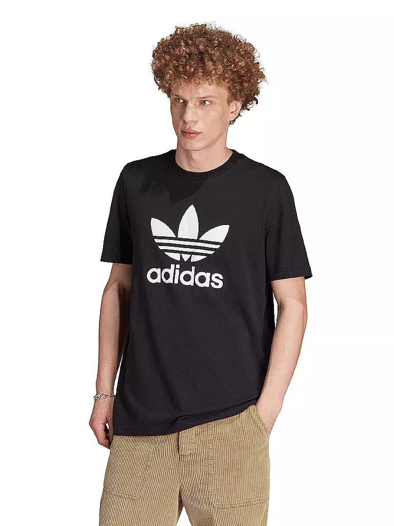 ADIDAS | T-Shirt TREFOIL | schwarz