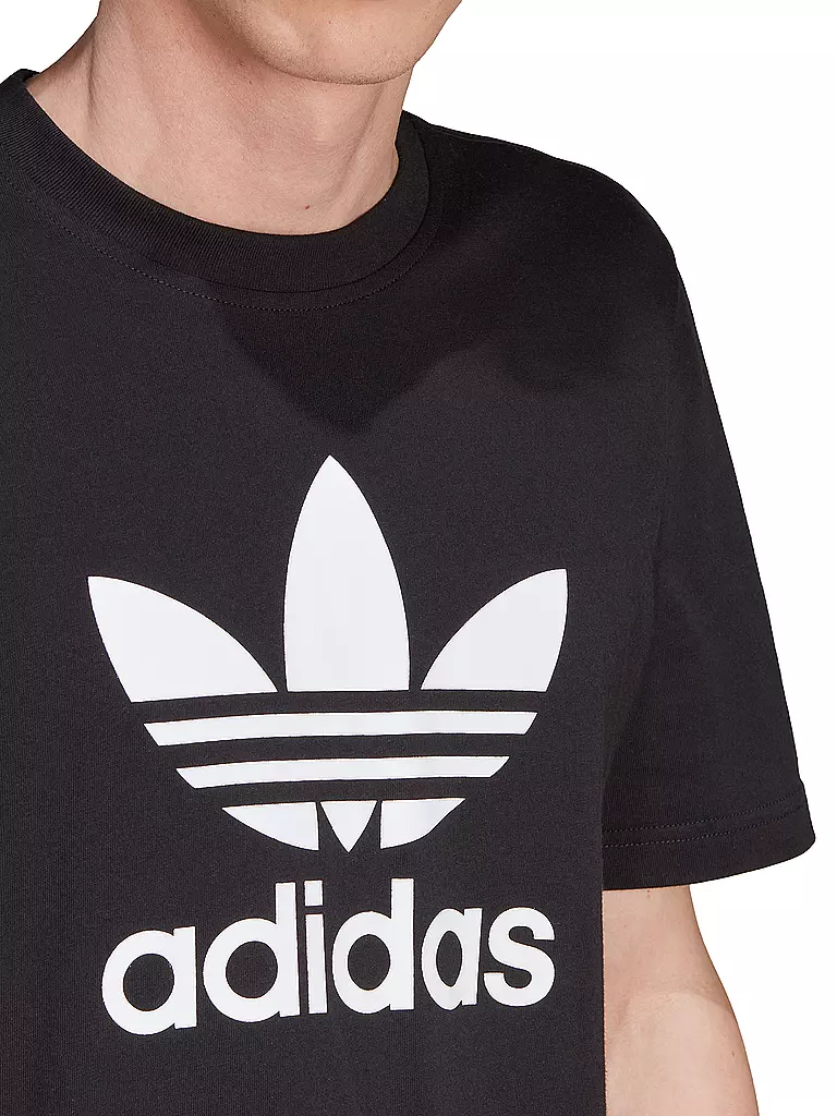 ADIDAS | T-Shirt TREFOIL | schwarz