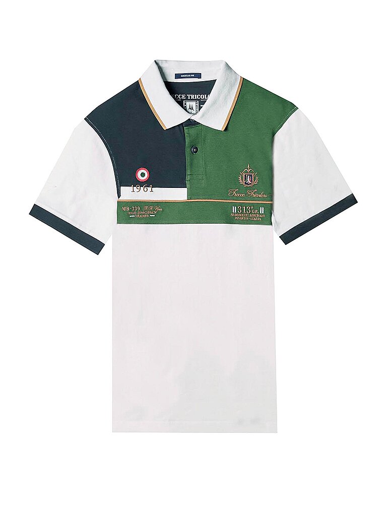 AERONAUTICA MILITARE Poloshirt weiss | L