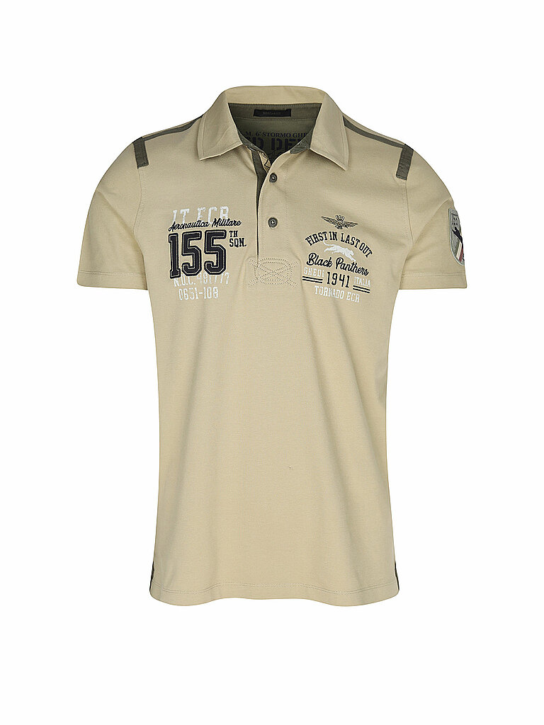 AERONAUTICA MILITARE Poloshirt beige | XXXL