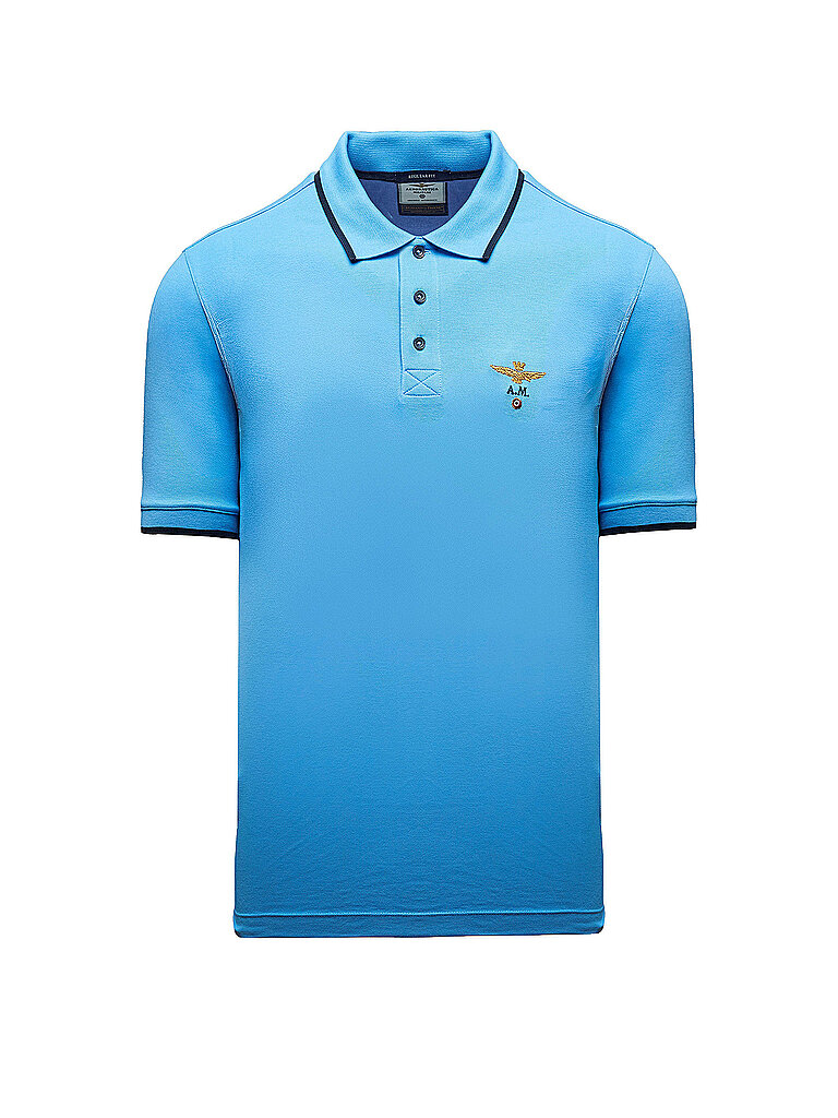 Aeronautica Militare Poloshirt | Xxl Hellblau