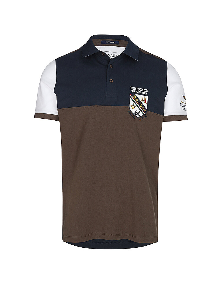 AERONAUTICA MILITARE Poloshirt braun | L