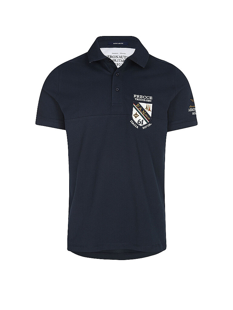 AERONAUTICA MILITARE Poloshirt dunkelblau | L