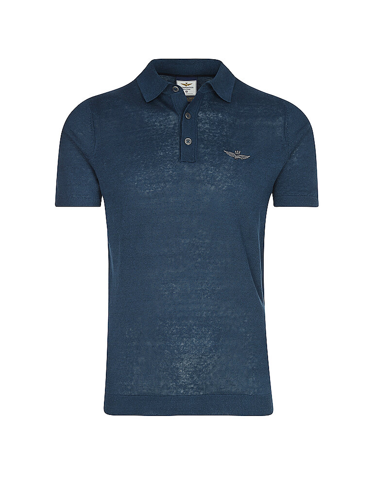 AERONAUTICA MILITARE Poloshirt blau | L
