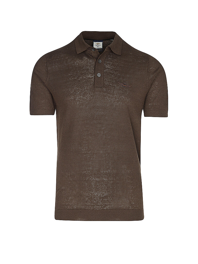 AERONAUTICA MILITARE Poloshirt braun | L
