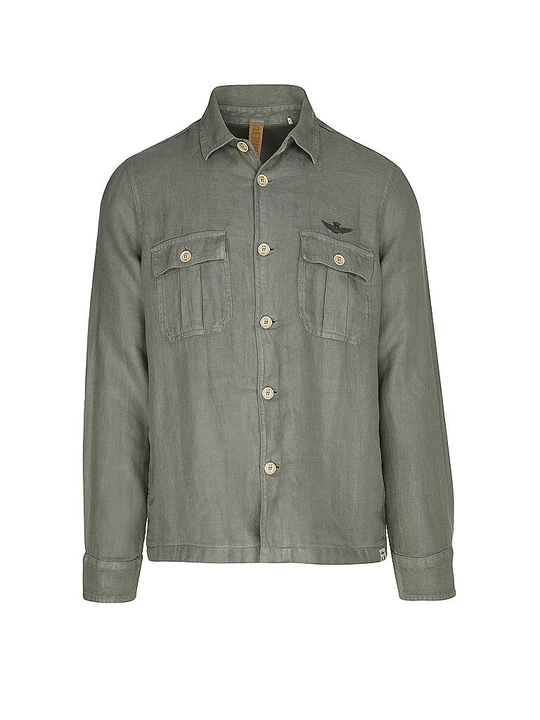 AERONAUTICA MILITARE Overshirt grün | 48