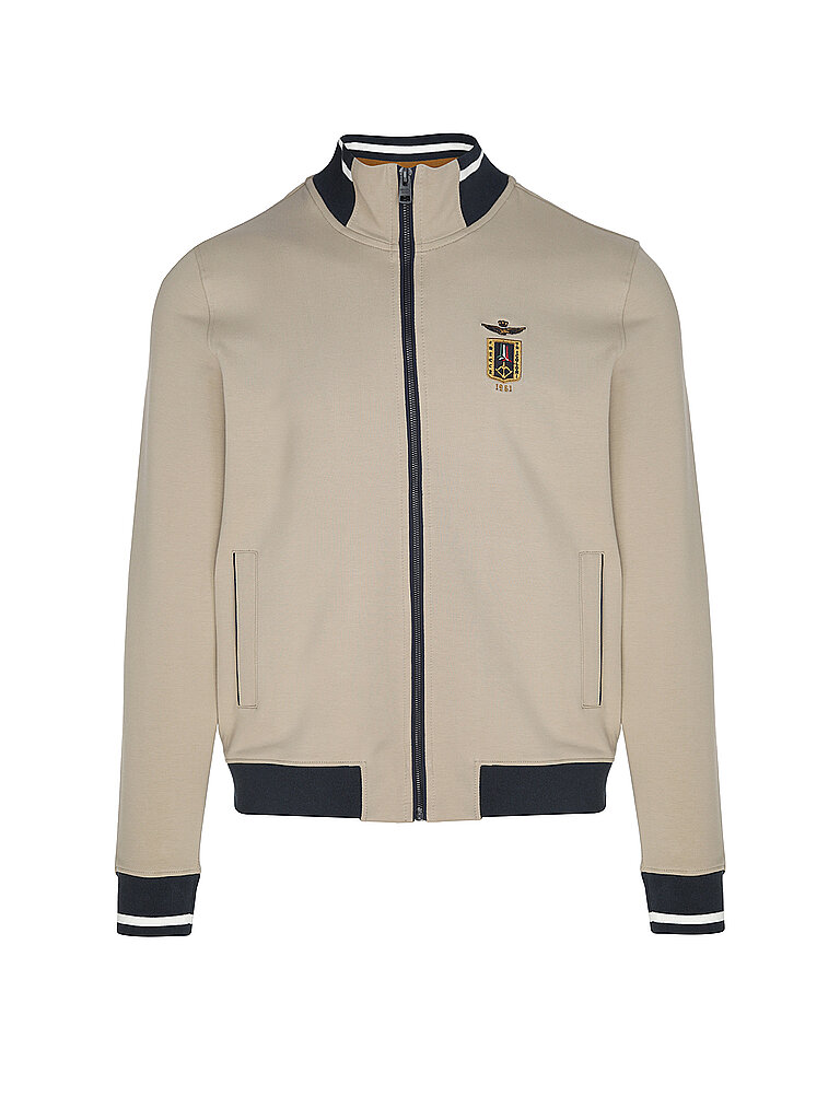 AERONAUTICA MILITARE Sweatjacke creme | XL