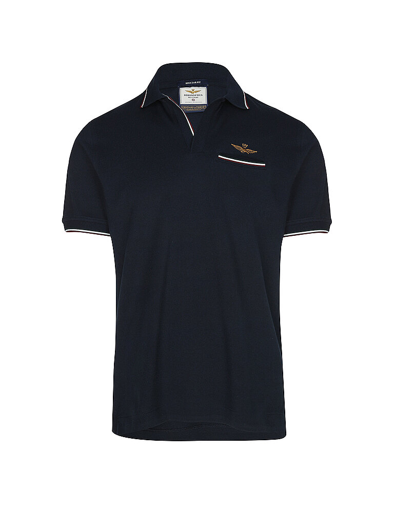 AERONAUTICA MILITARE Poloshirt dunkelblau | L