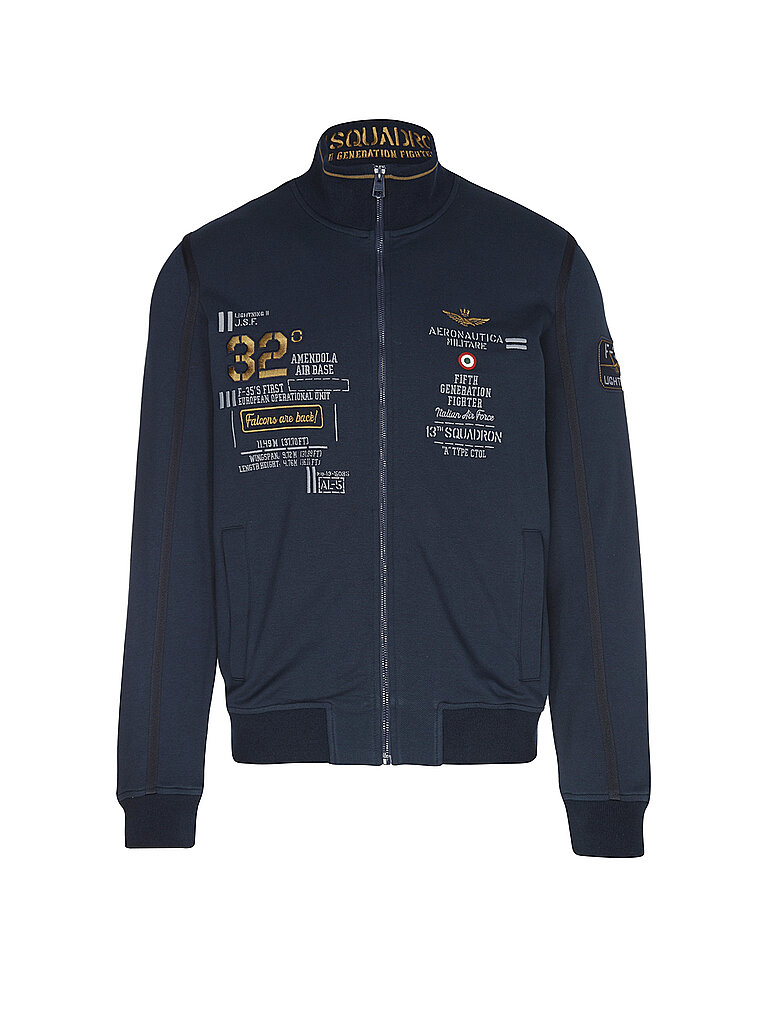 AERONAUTICA MILITARE Sweatjacke dunkelblau | L