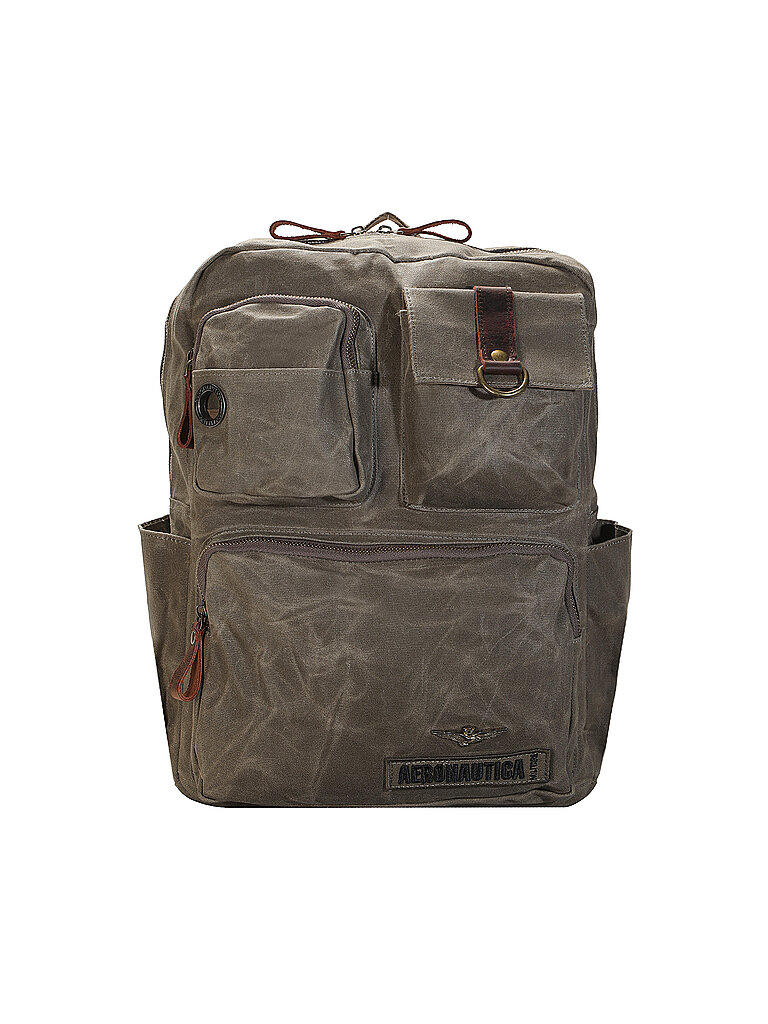 AERONAUTICA MILITARE Rucksack ZAINO grün