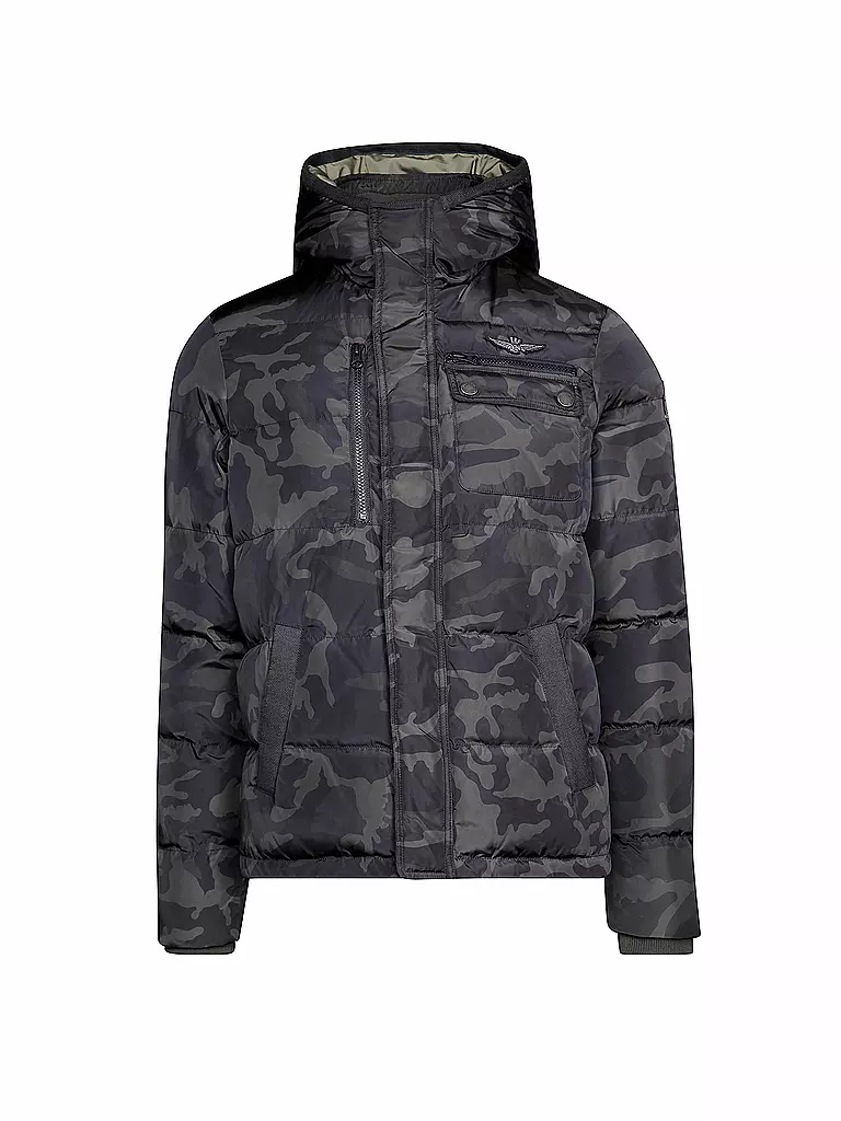 AERONAUTICA MILITARE | Daunenjacke "Camo" | grün