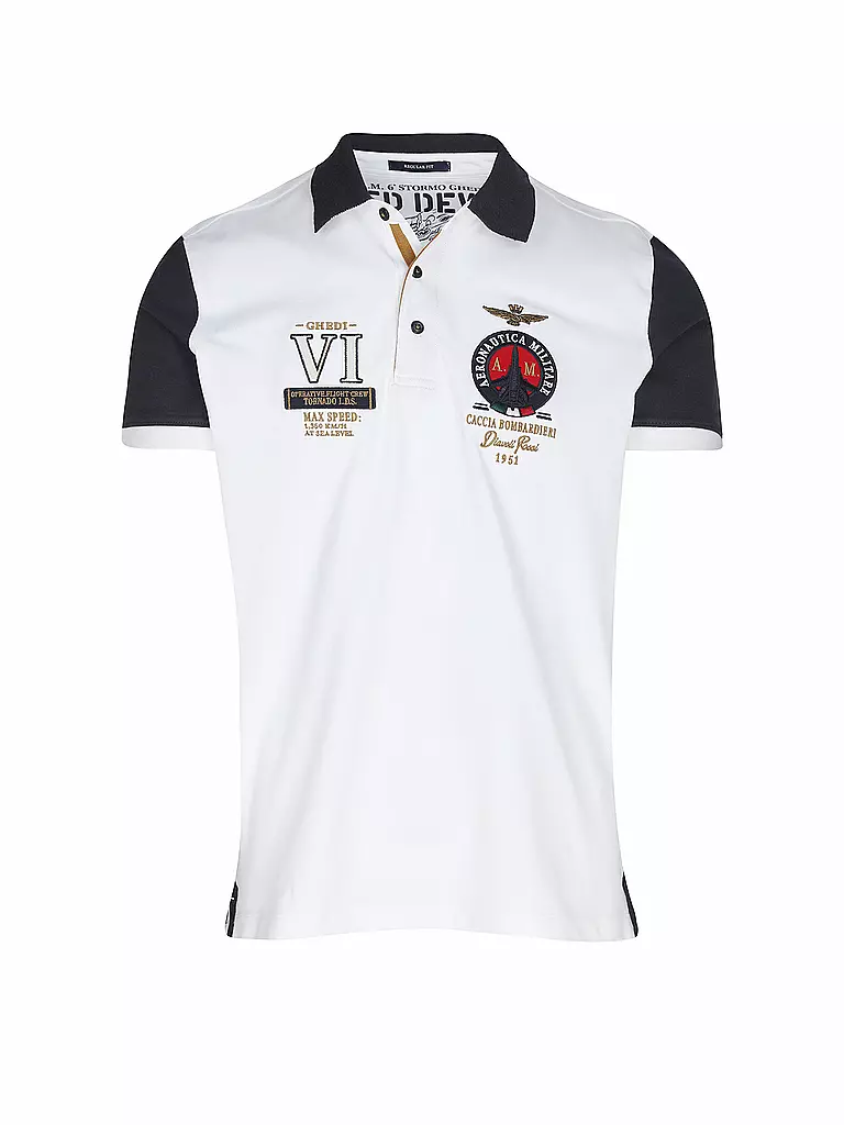 AERONAUTICA MILITARE | Poloshirt  | weiss