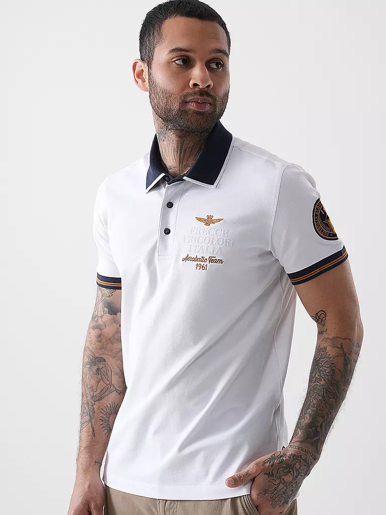 AERONAUTICA MILITARE | Poloshirt  | weiss