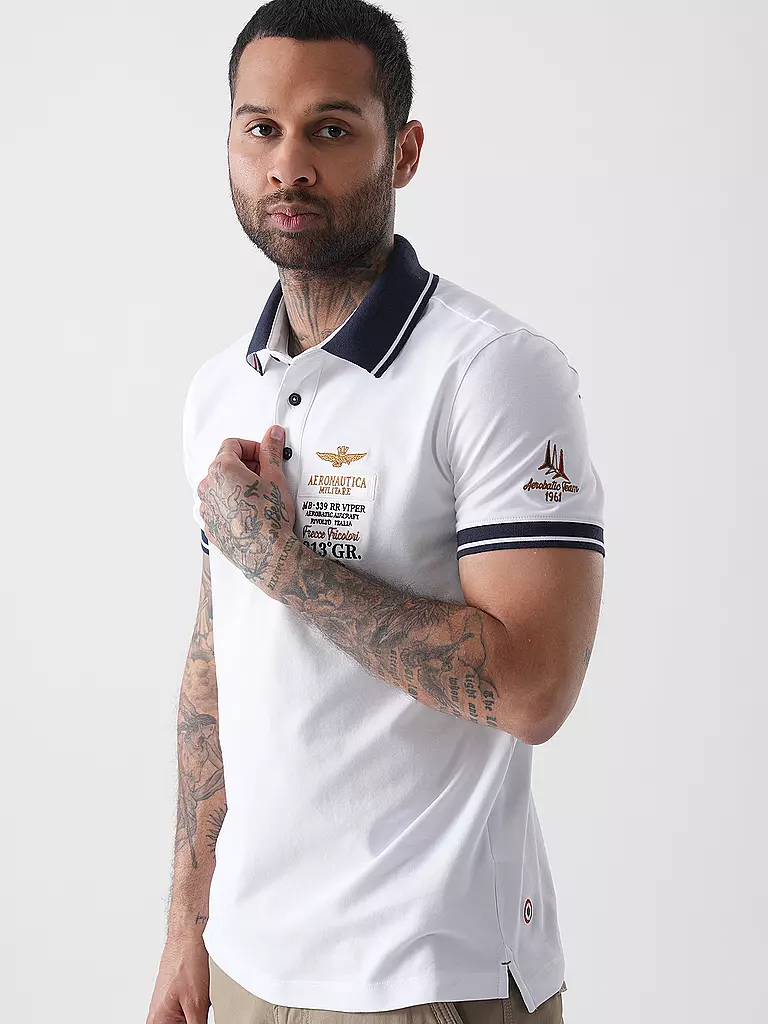 AERONAUTICA MILITARE | Poloshirt  | weiss