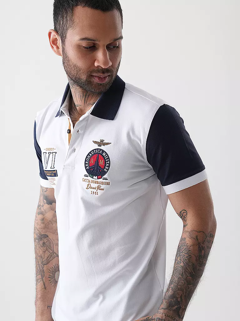 AERONAUTICA MILITARE | Poloshirt  | weiss