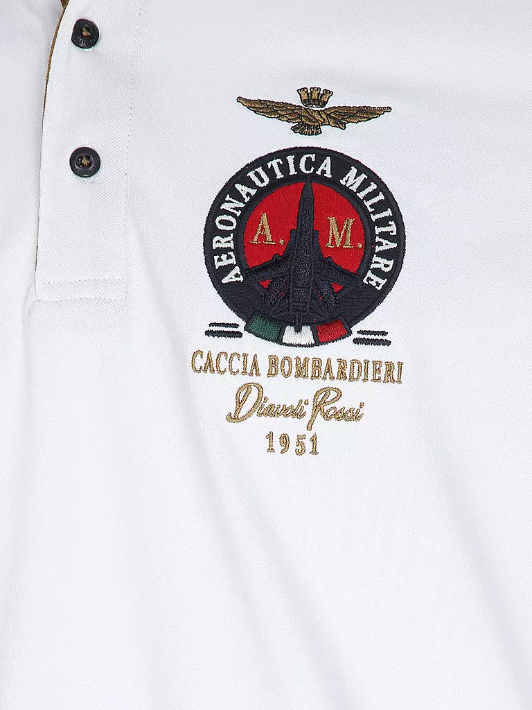 AERONAUTICA MILITARE | Poloshirt  | weiss
