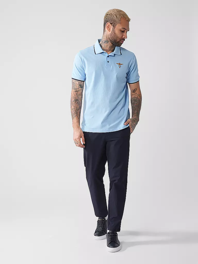 AERONAUTICA MILITARE | Poloshirt | hellblau